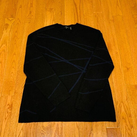 Theory Sweater Mens Large Pullover  Wool Cashmere Crew Neck - Picture 3 of 16